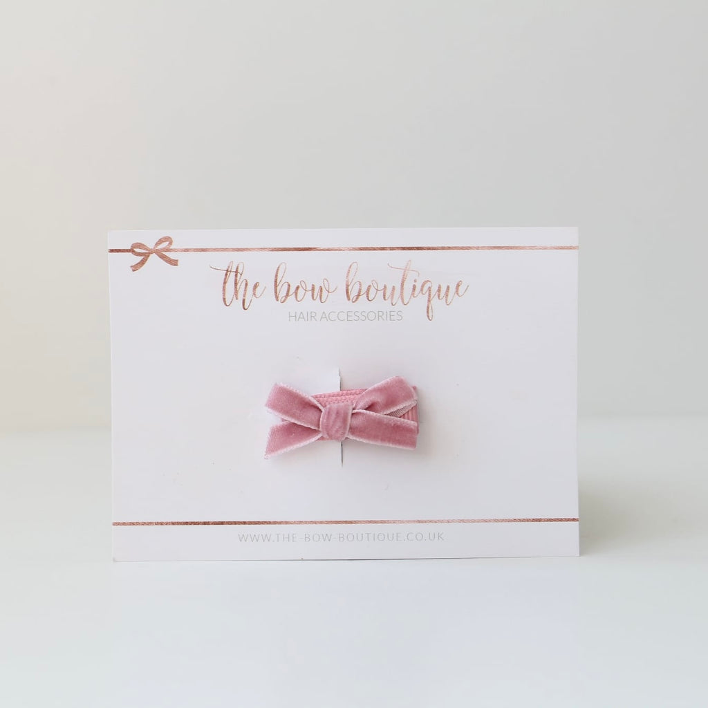 My petite velvet bow | 6 colours | Clips & headbands