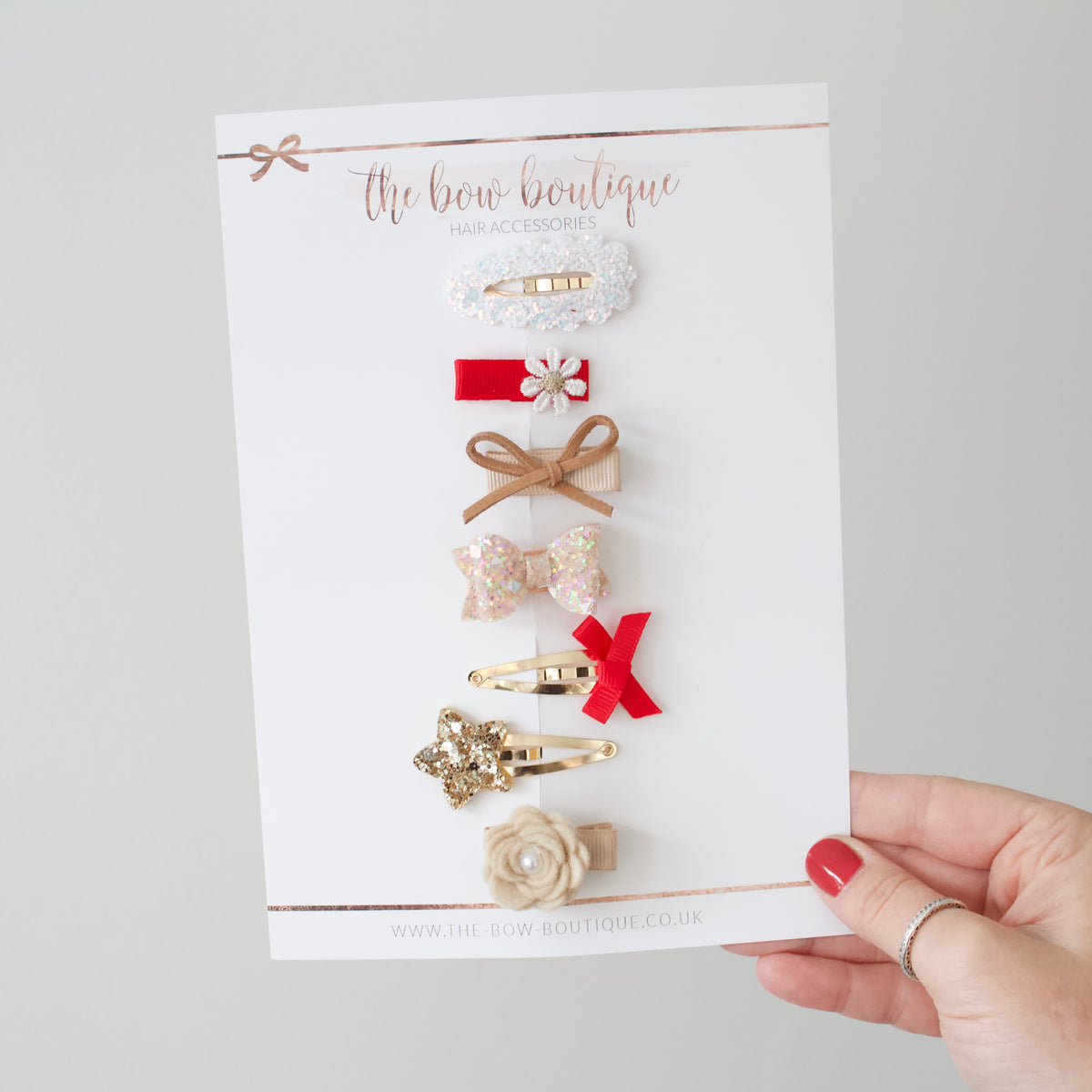 My first christmas clip set