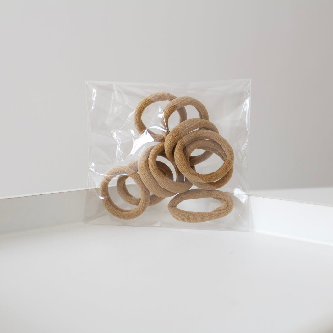 Nude nylon bobbles x 10