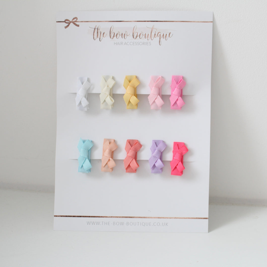 My first ribbon clip set