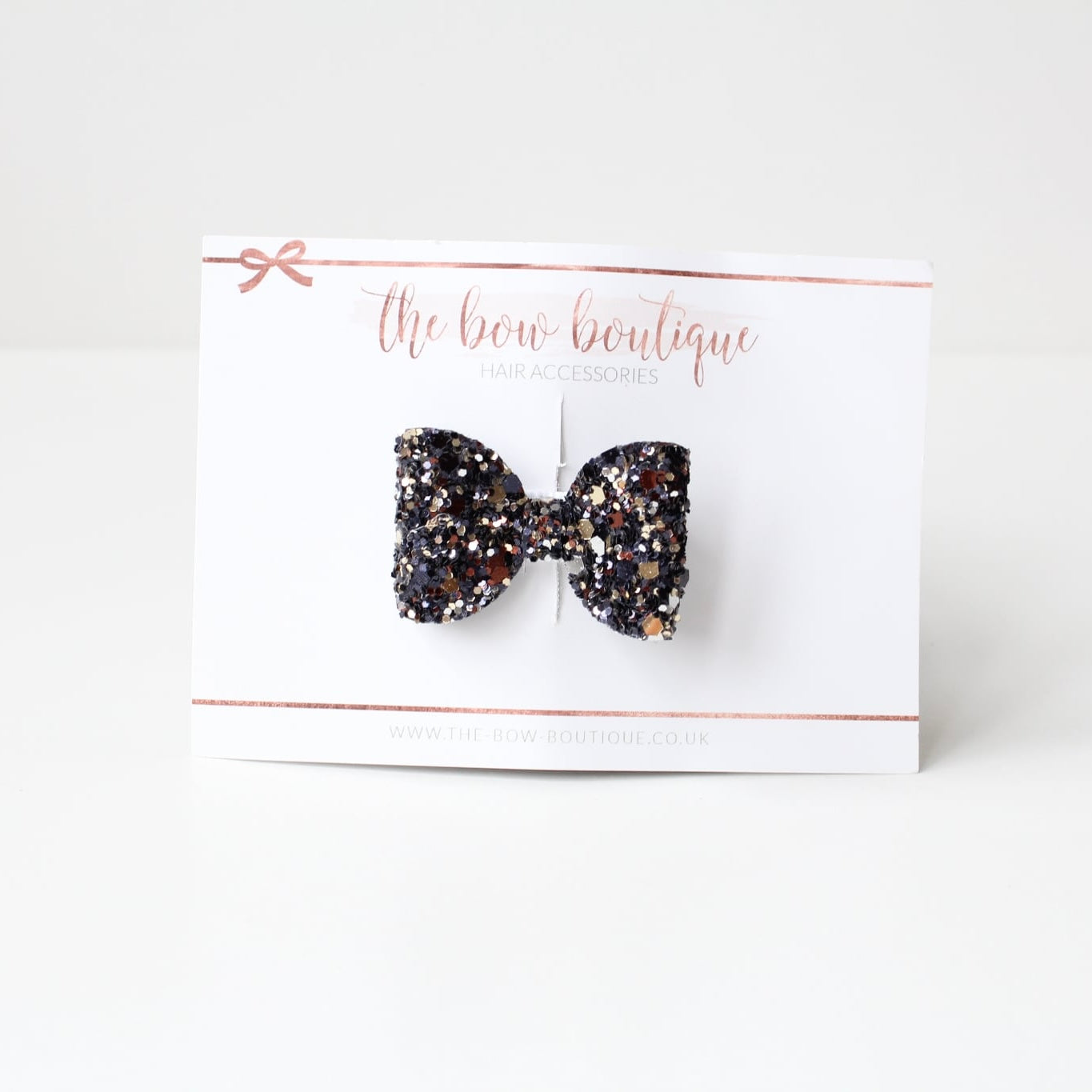 Mini glitter bows | 22 Colours | Clip or bobble