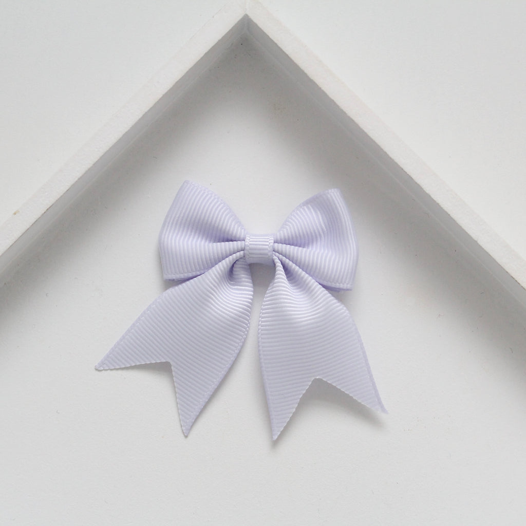 Personalised short tail pinch ribbon | 34 colours | Clip or bobble