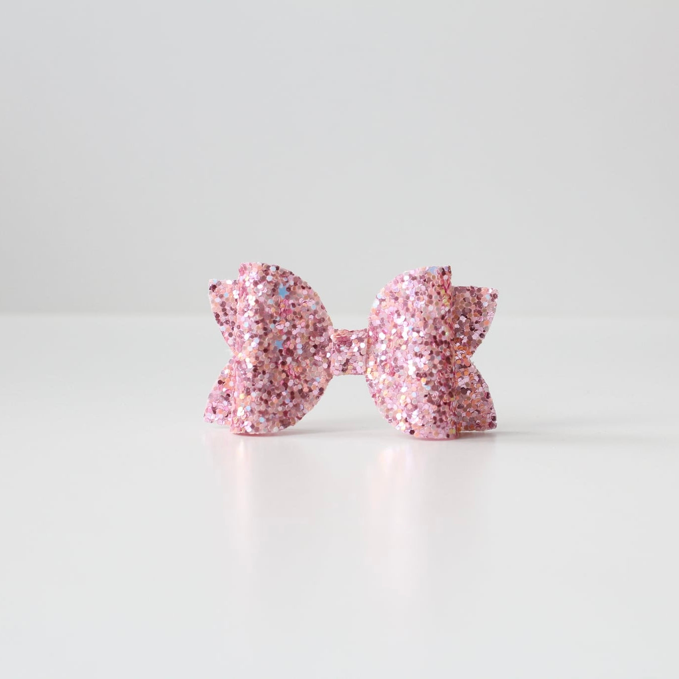 Medium deluxe glitter bows | 20 Colours | Clip or headband