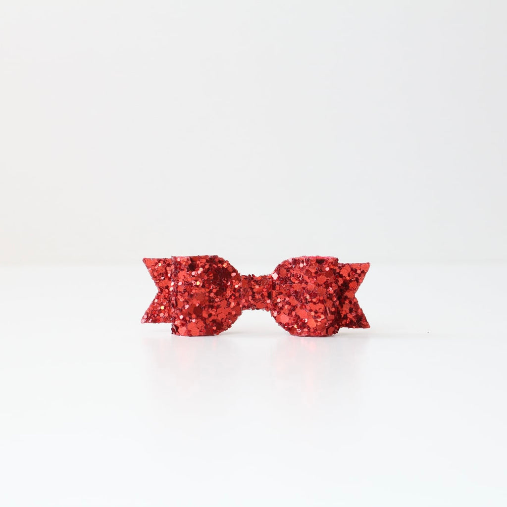 Small glitter bows | 22 Colours | Clip or headband