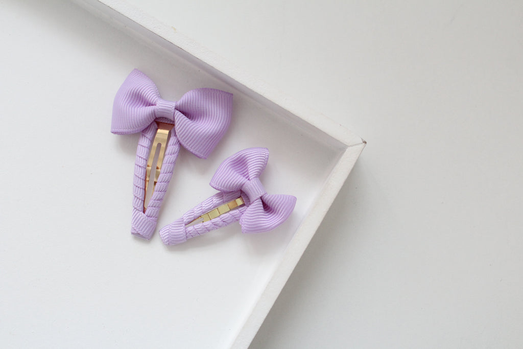 Pinch bow snappy clips | 32 Colours | 2 Sizes