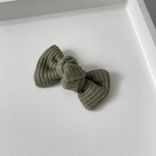 Load image into Gallery viewer, Petite jersey ribbed knot bows - (20 Colours)