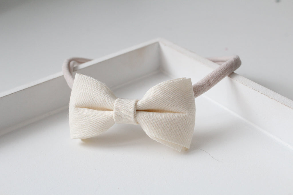 Cotton pinch bows | 23 Colours Clip or headband