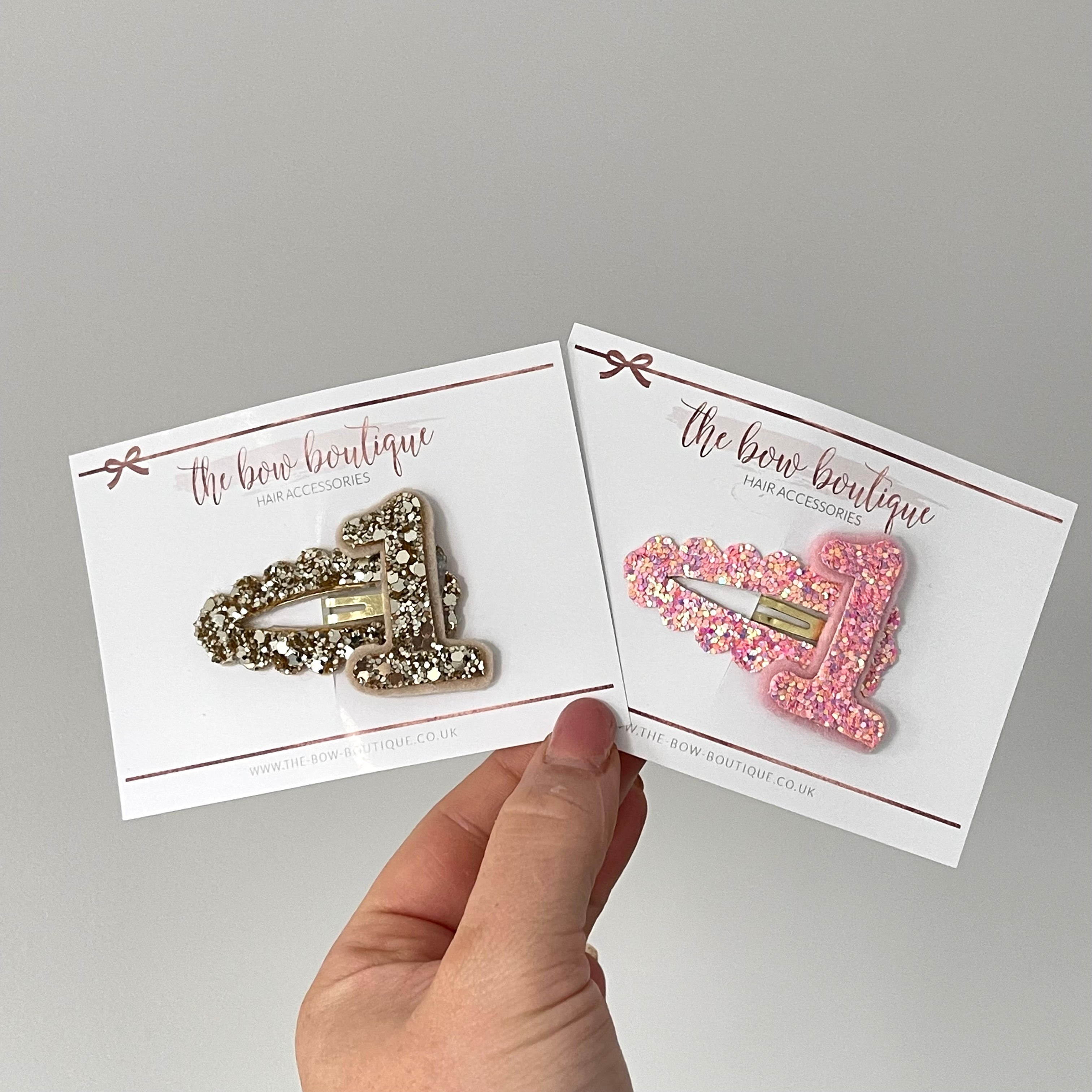 Birthday snappy clips | 2 colours