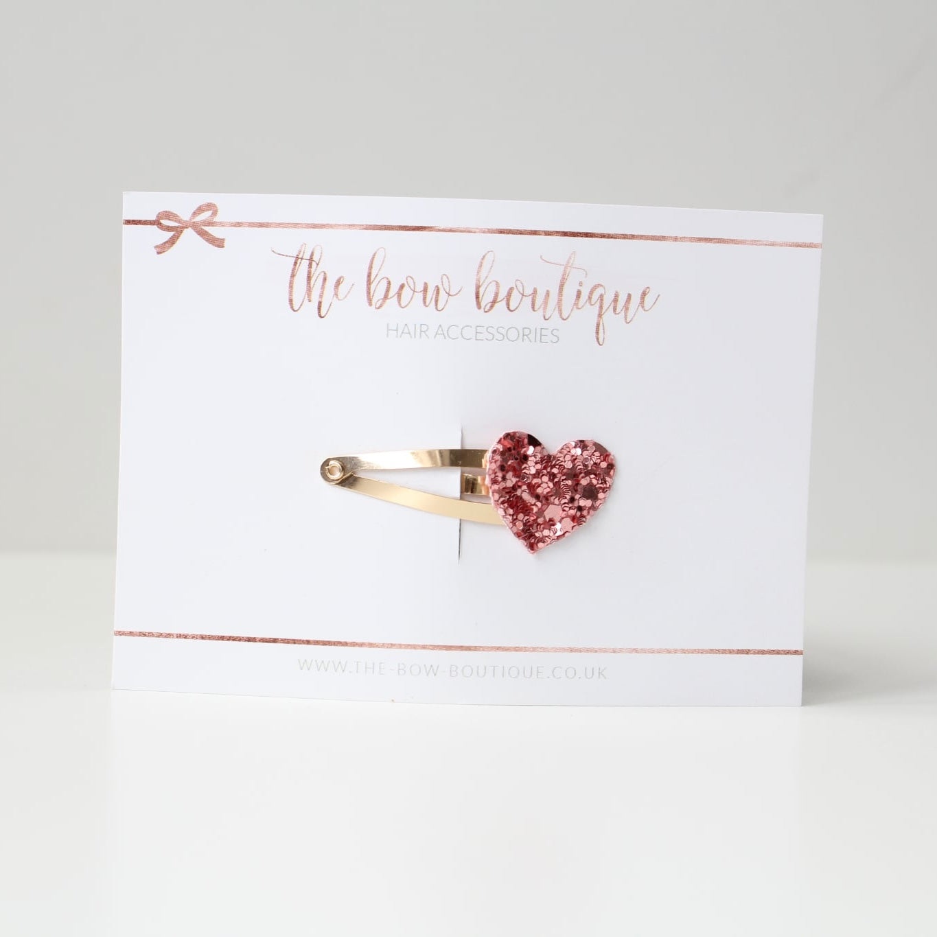My first glitter heart snappy clip | 20 Colours