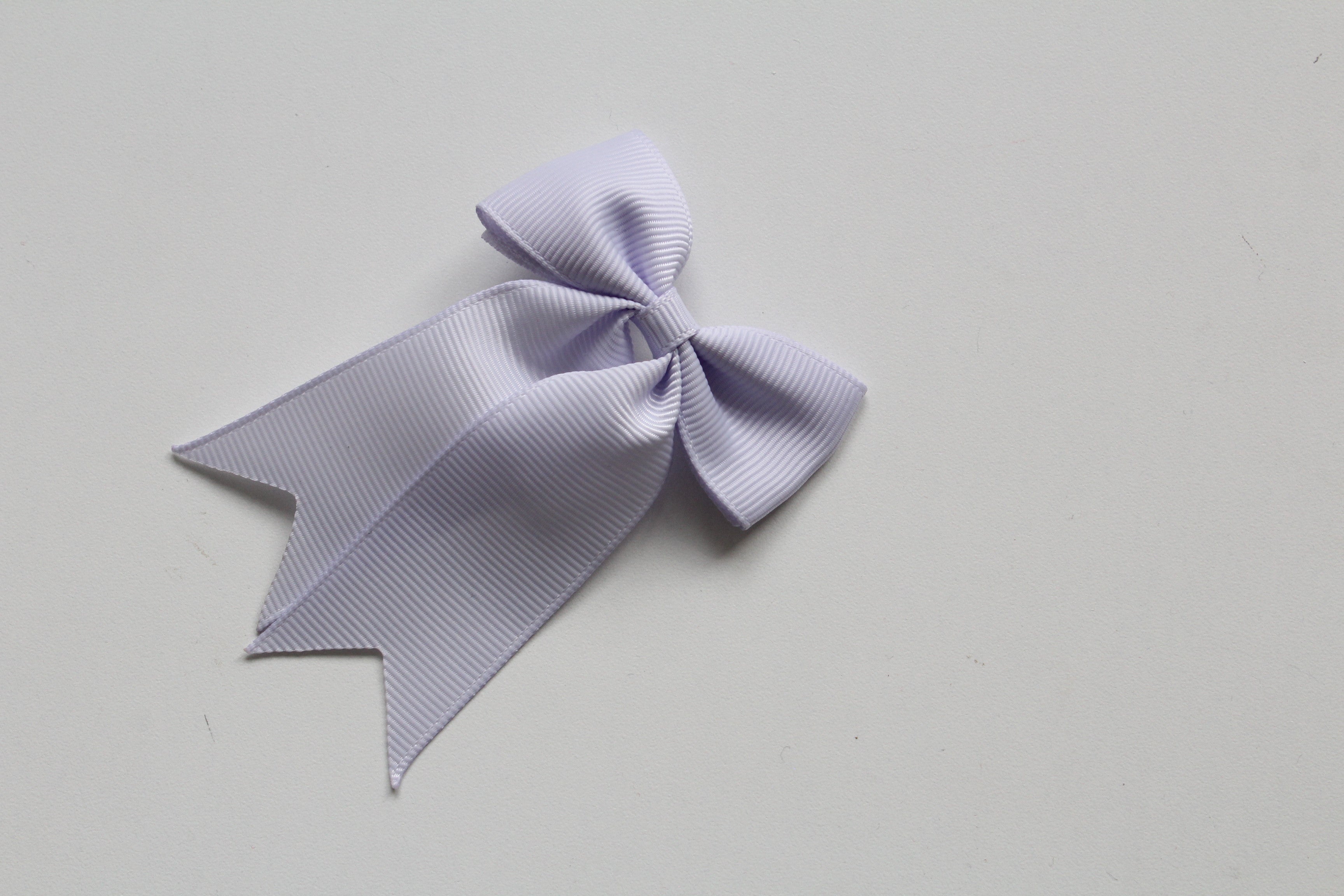 Personalised tail pinch ribbon bows | 33 colours