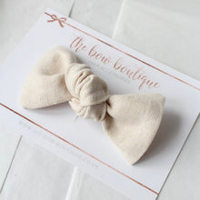 Load image into Gallery viewer, Linen knot bows - 10 Colours