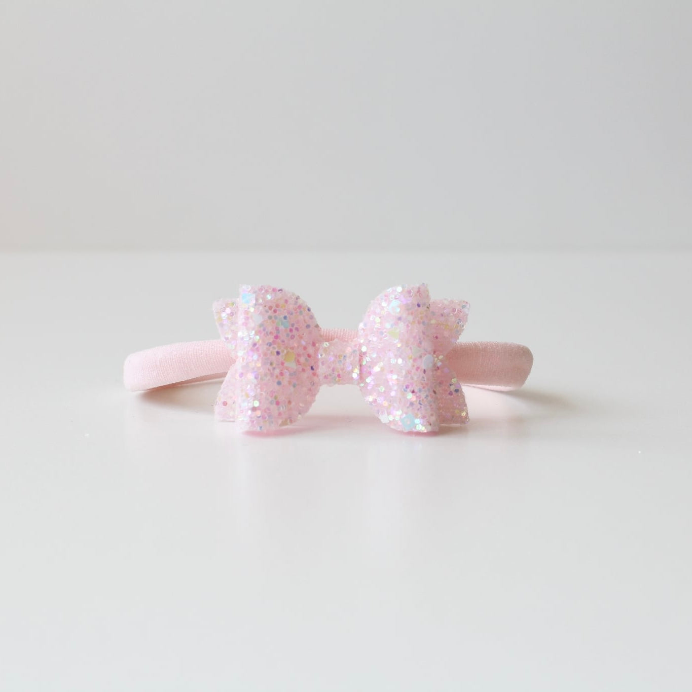 Mini deluxe glitter bows | 22 Colours | Clip, headband or bobble