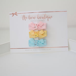 My first bunny clip set - Easter