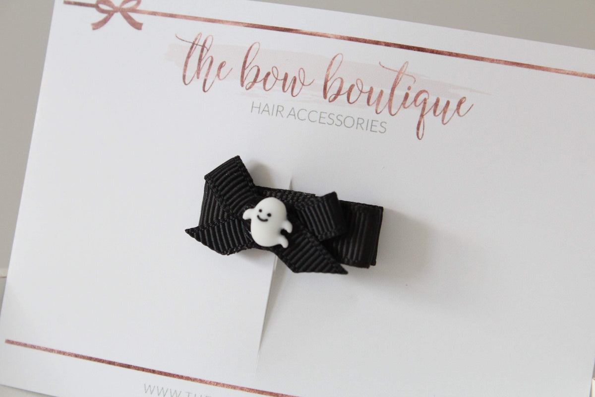 My first halloween ghost bows