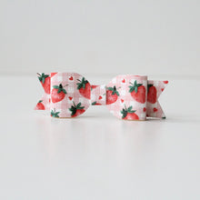 Load image into Gallery viewer, Strawberry gingham small bows