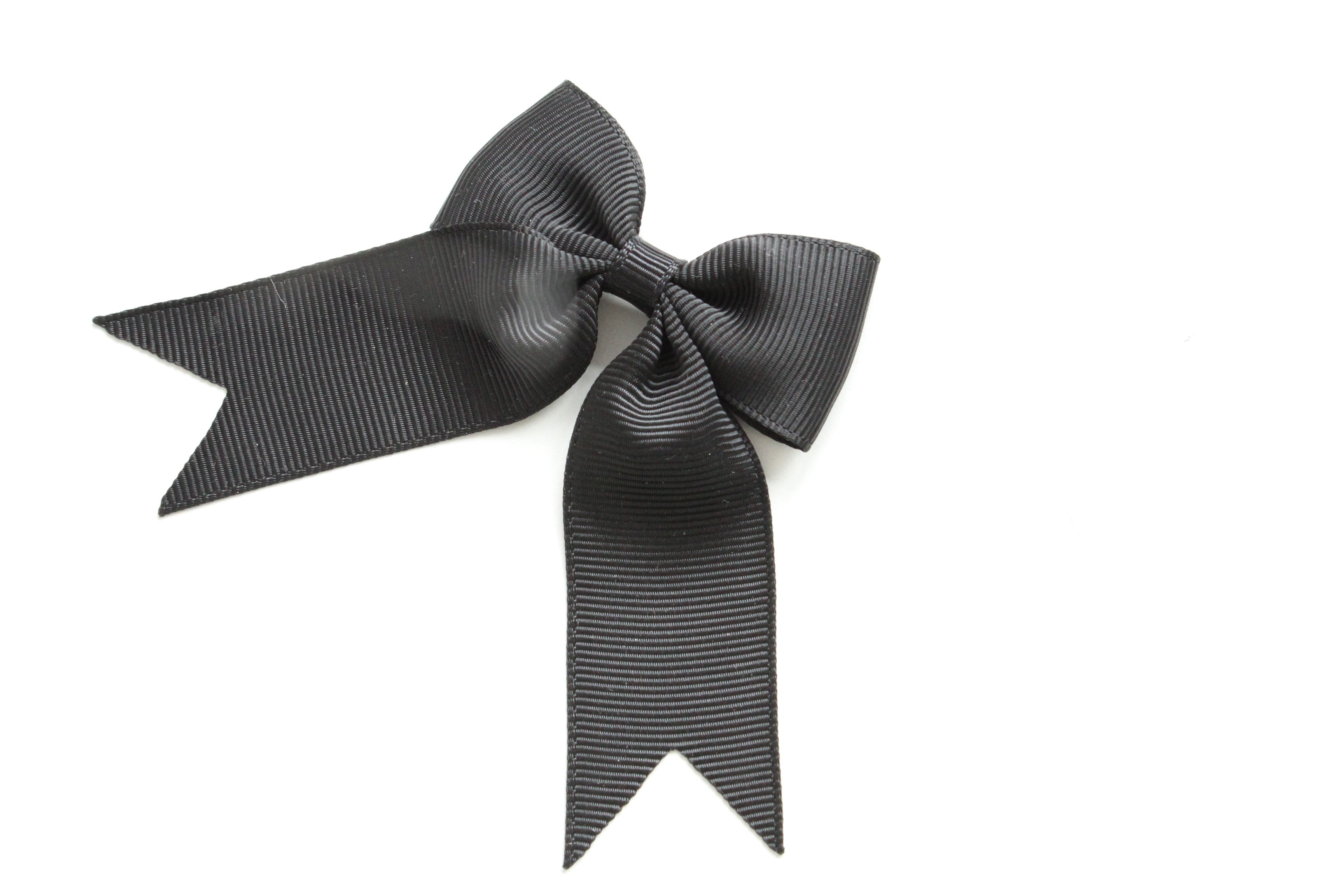 Personalised tail pinch ribbon bows | 33 colours