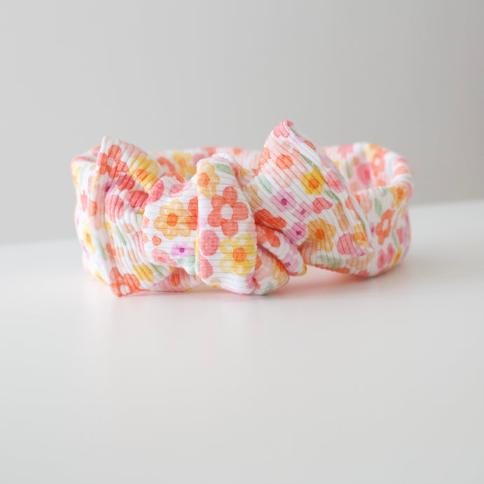 Summer floral headwrap - NEW COLOUR LIMITED EDITION