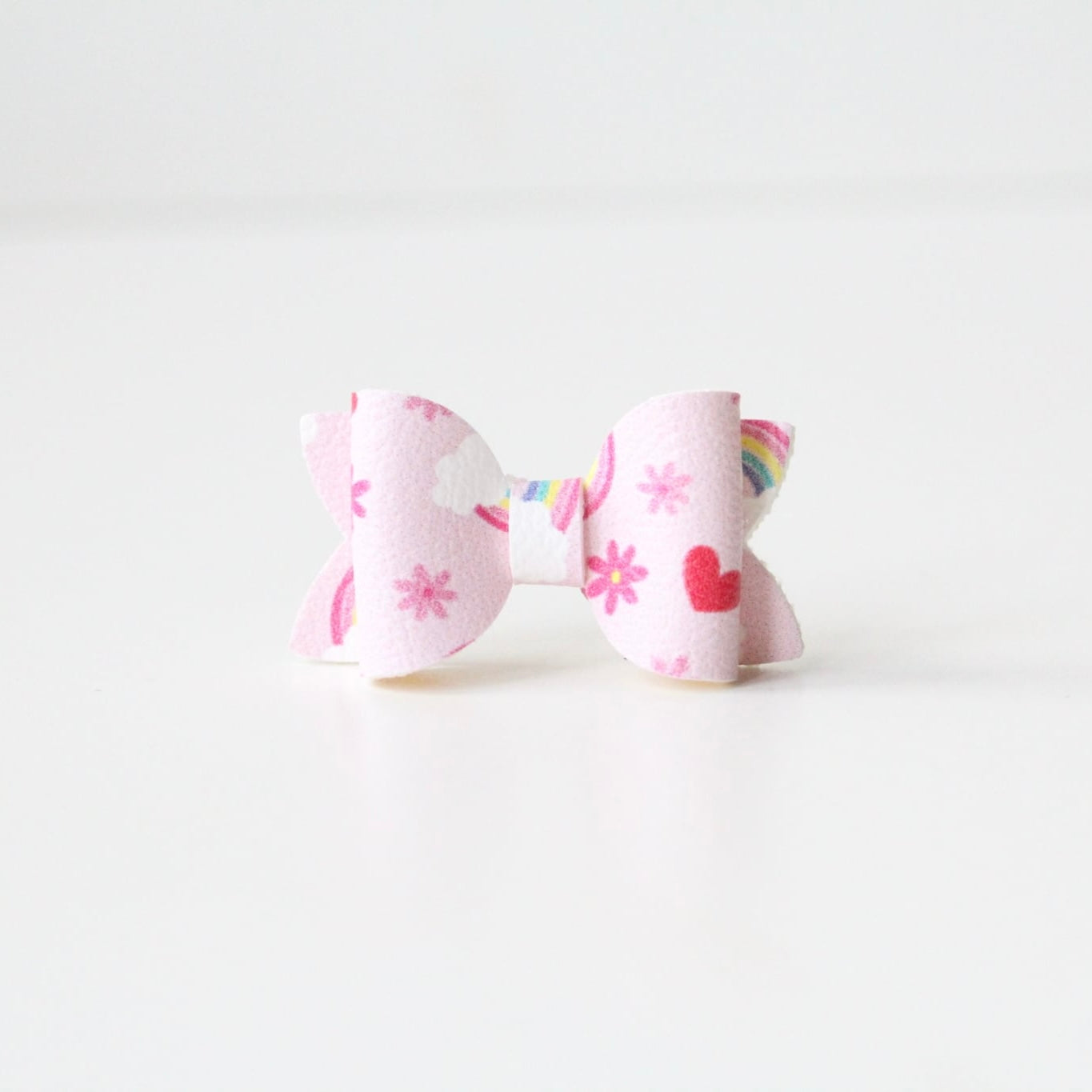 Rainbow, daisy & hearts petite deluxe bows