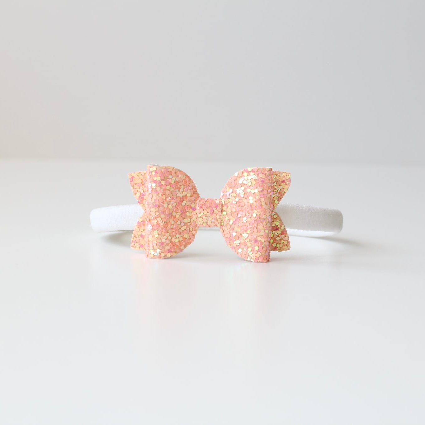 Mini deluxe glitter bows | 22 Colours | Clip, headband or bobble