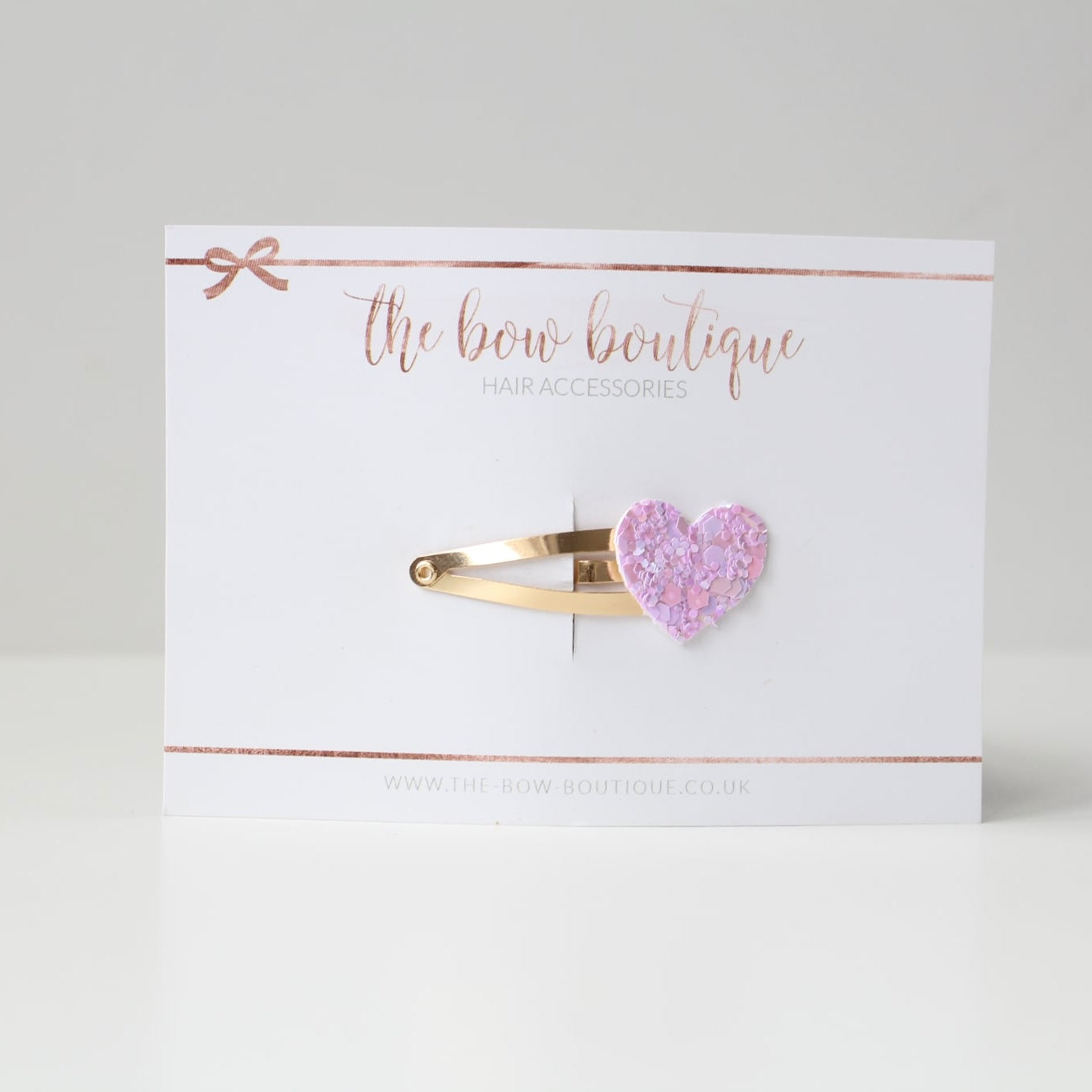 My first glitter heart snappy clip | 20 Colours