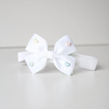 Load image into Gallery viewer, Double pinch heart ribbon bows - Valentines