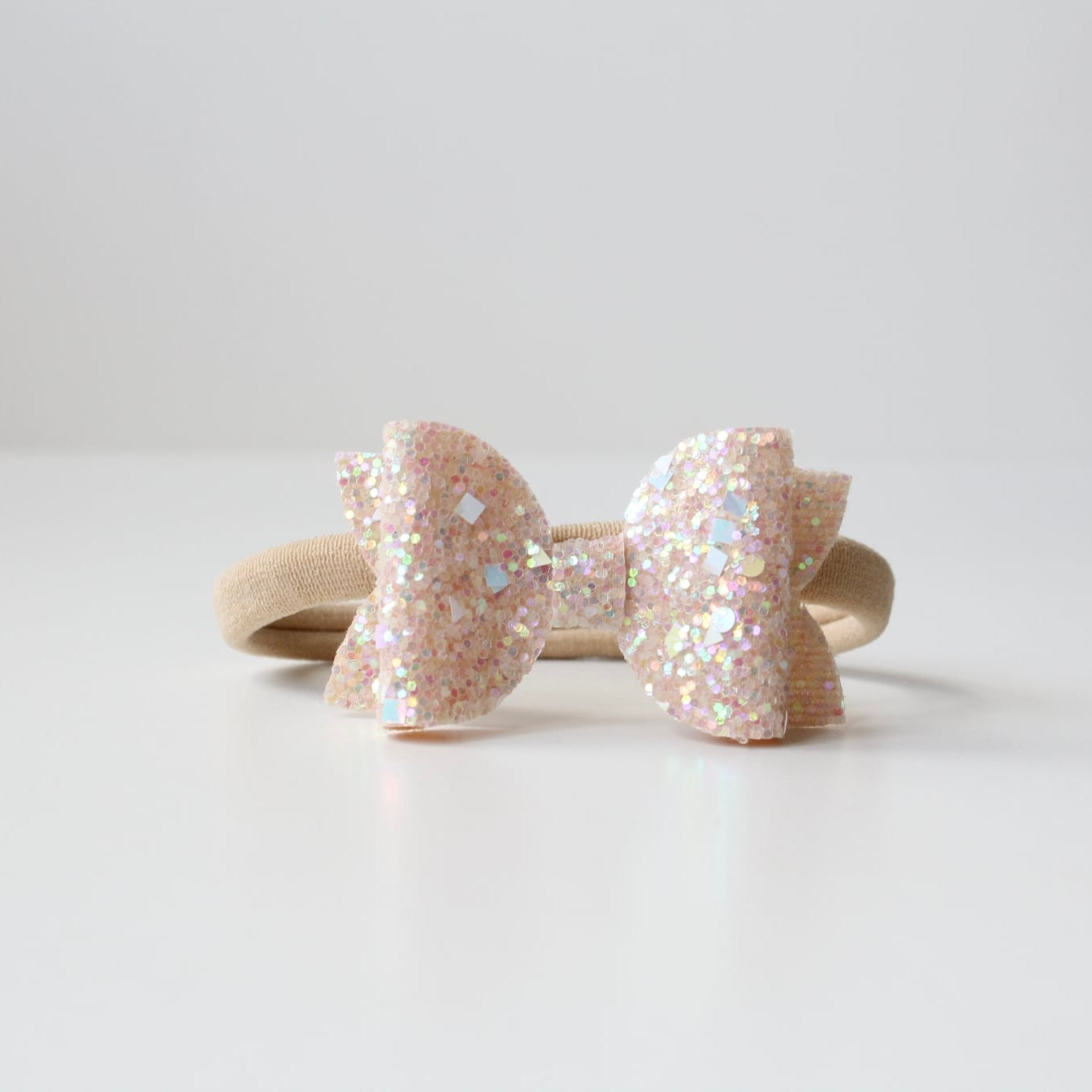 Medium deluxe glitter bows | 20 Colours | Clip or headband