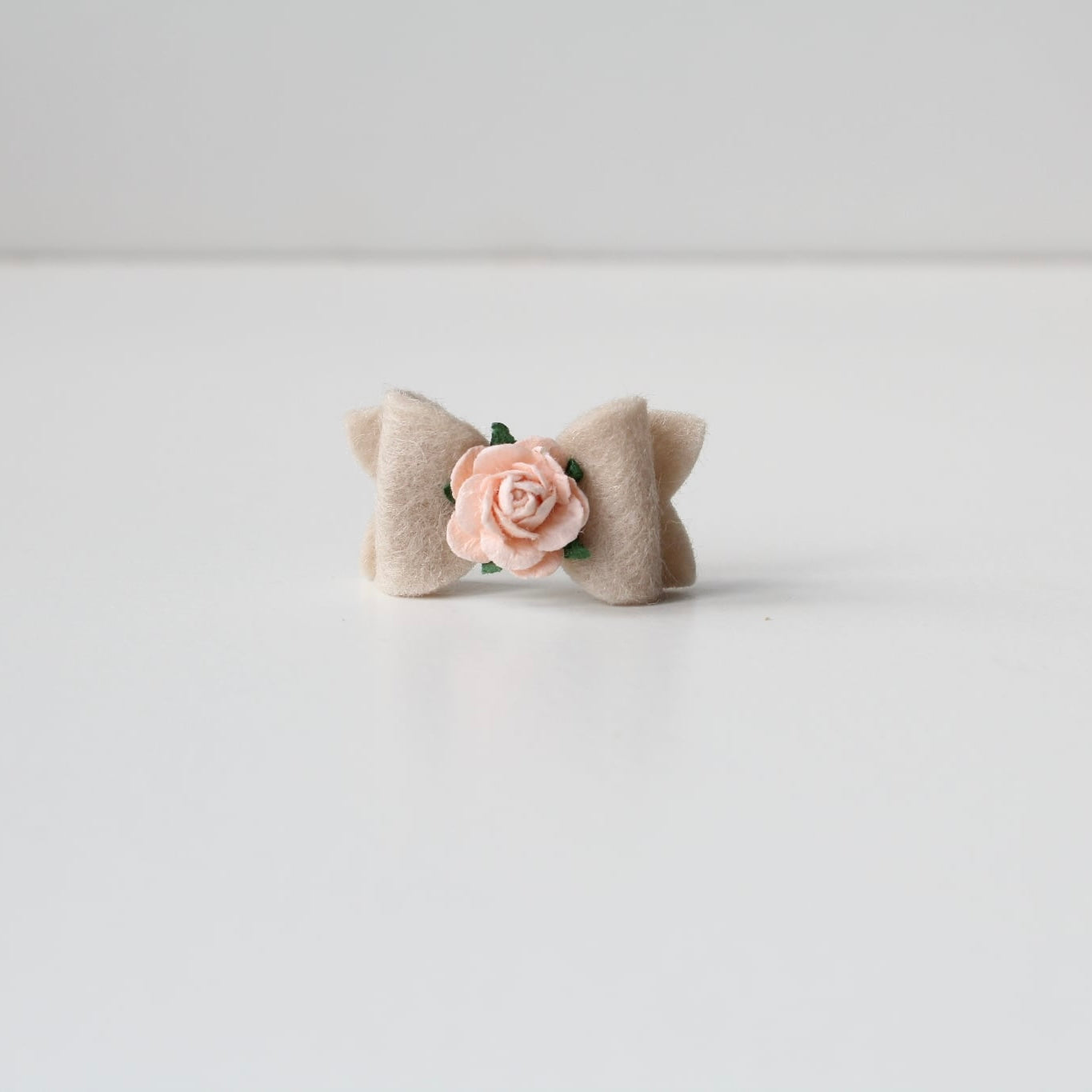 Petite felt flower bows | 11 colours