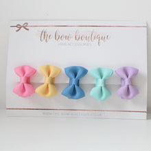 Load image into Gallery viewer, My first holiday mini pinch bows I clips or bobbles