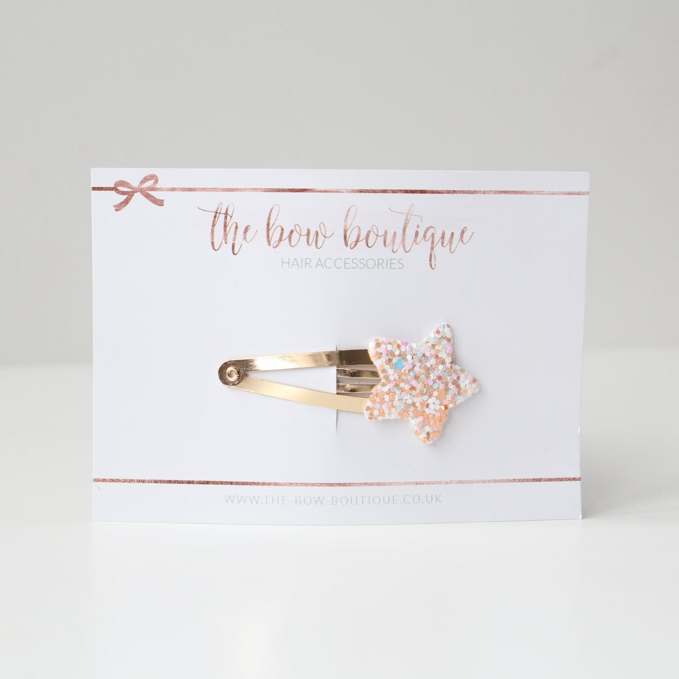 Glitter star snappy clips | 21 colours