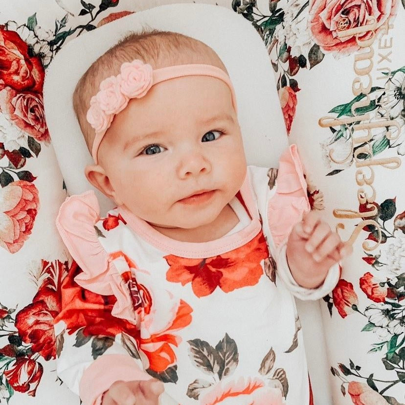 Mini felt flower headbands  | 19 Colours