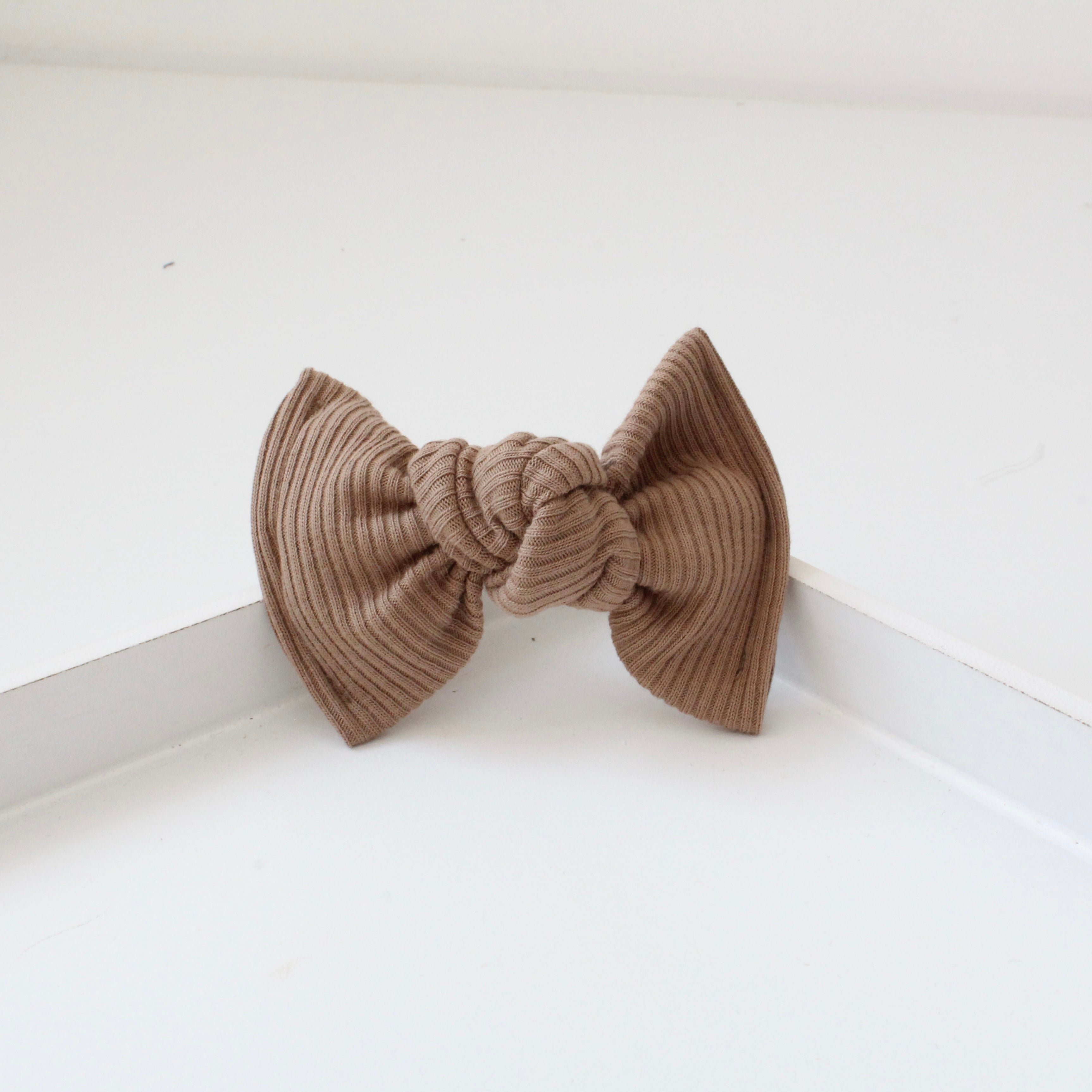Large jersey ribbed knot bows | 20 Colours