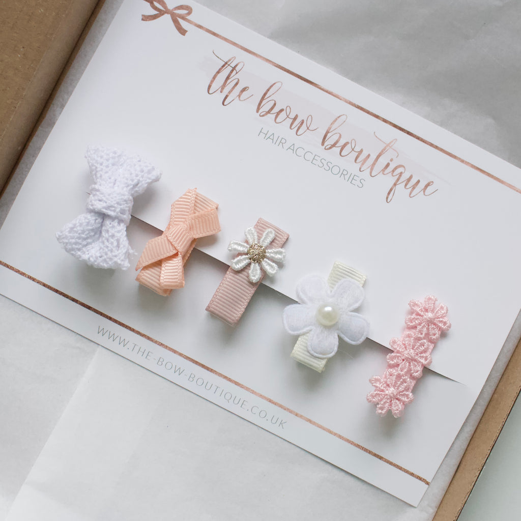 My first baby clip set
