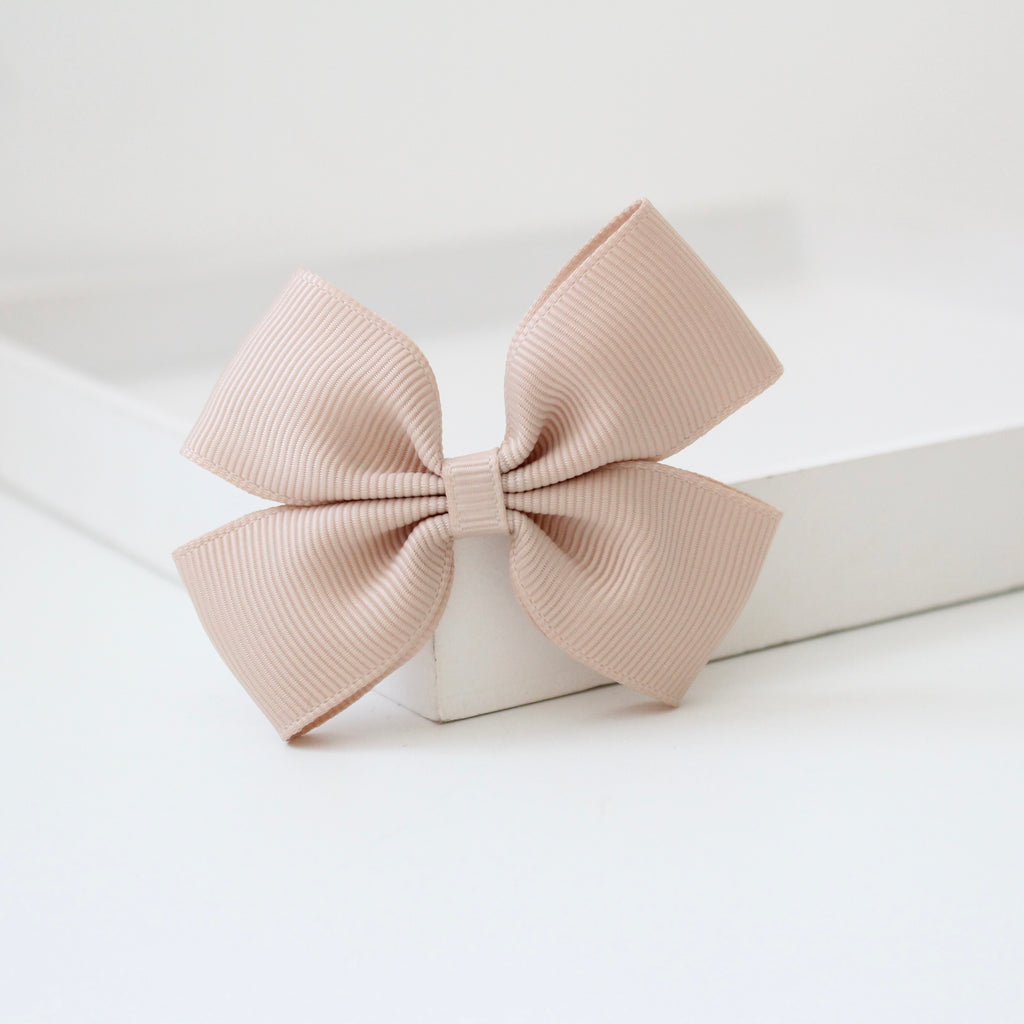 Double pinch ribbon bows | 32 colours | Clip or bobble