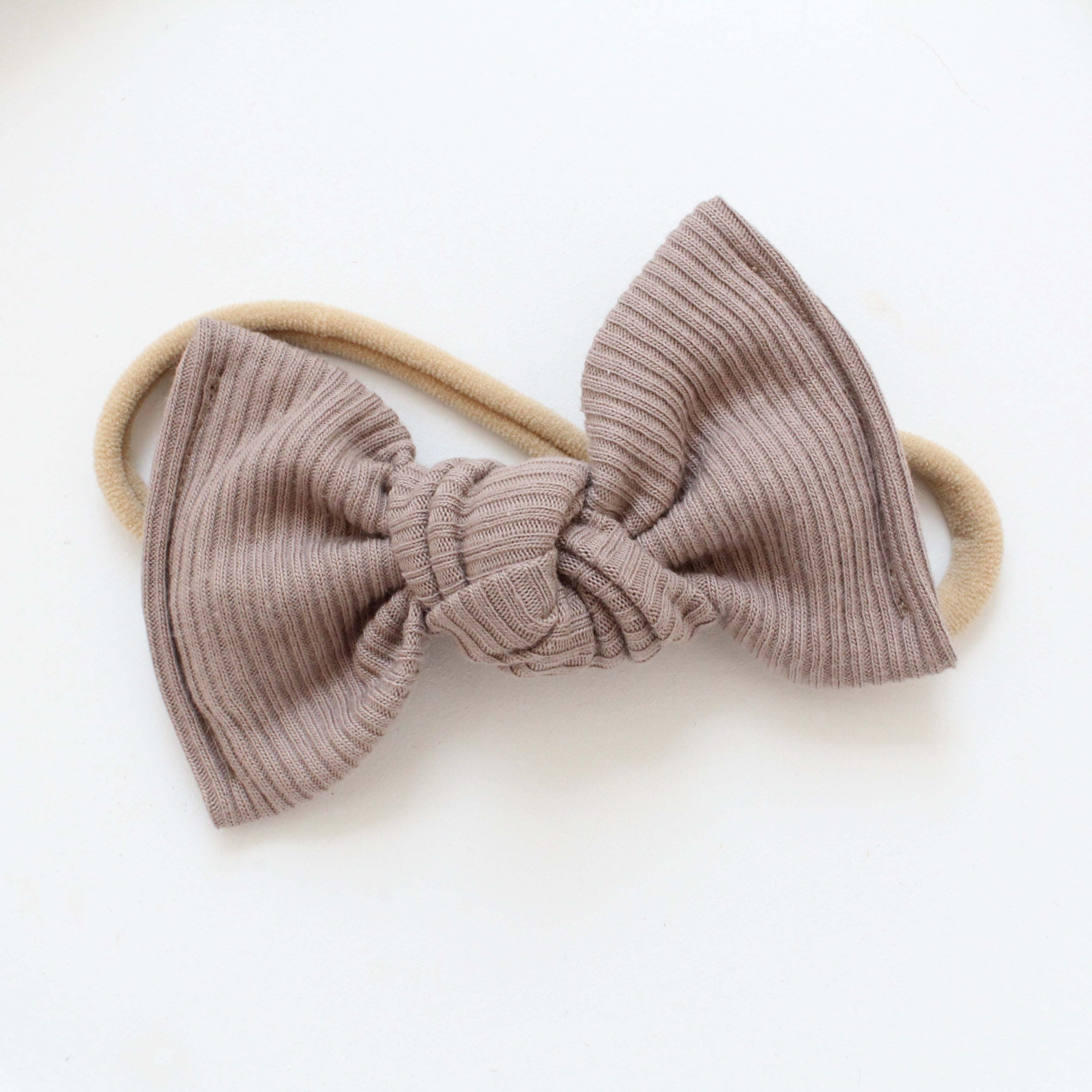 Large jersey ribbed knot bows | 20 Colours