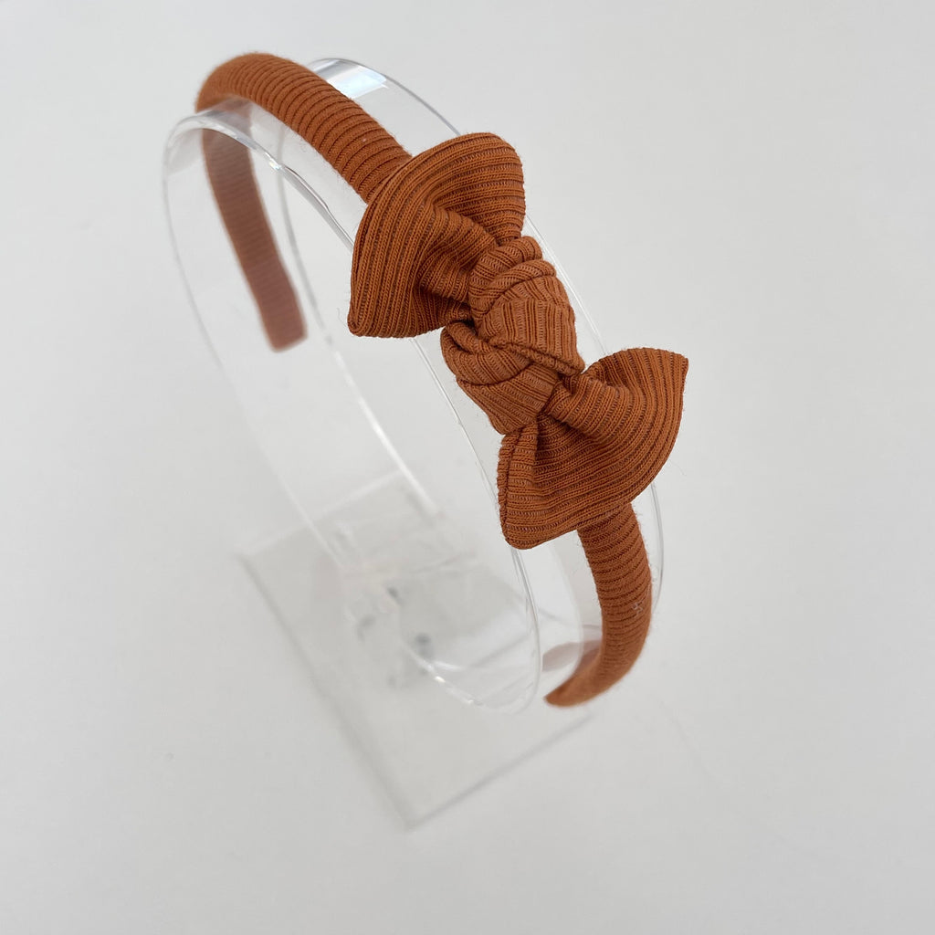 Ribbed knot Alice headband | 23 colours