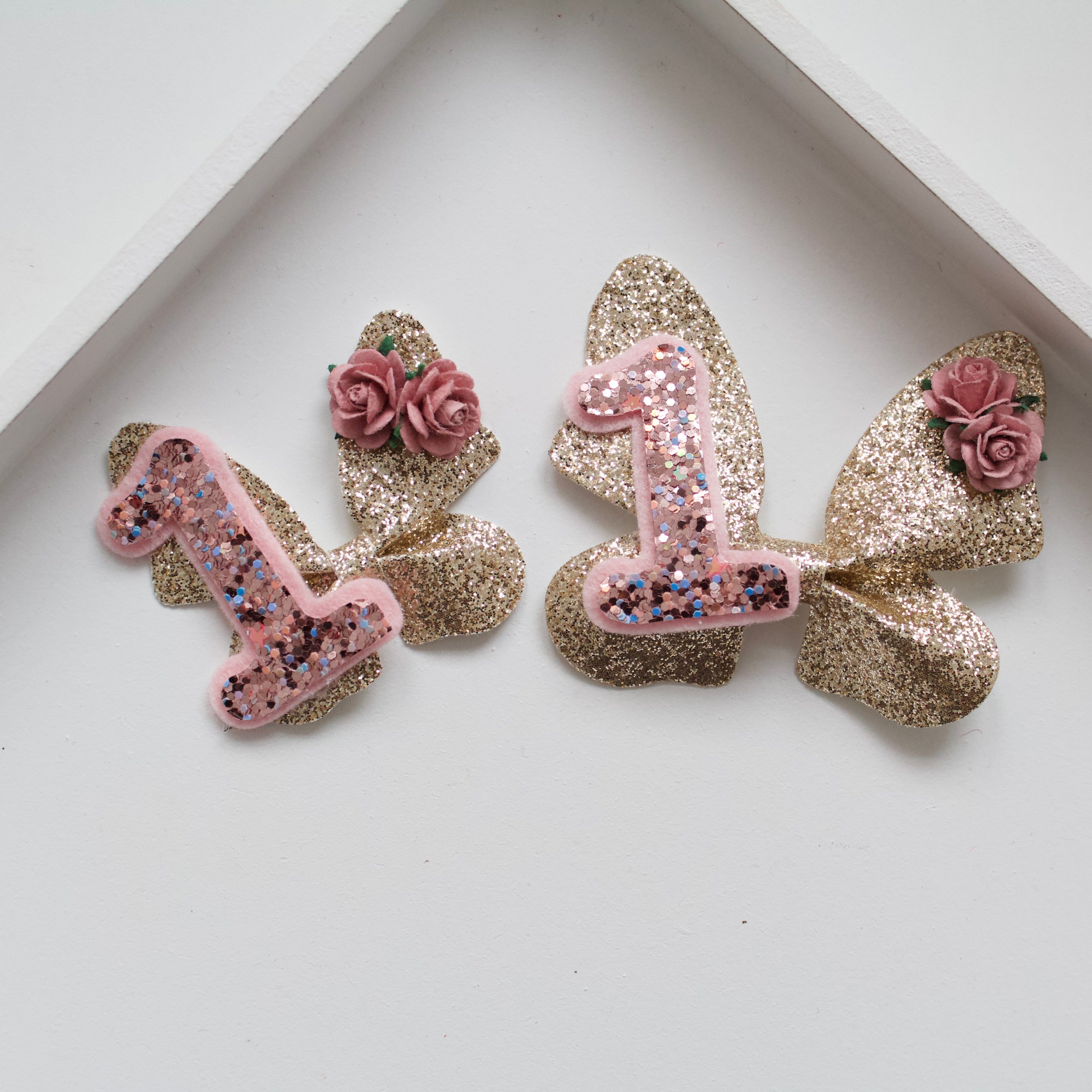 Birthday butterfly bows | 2 sizes