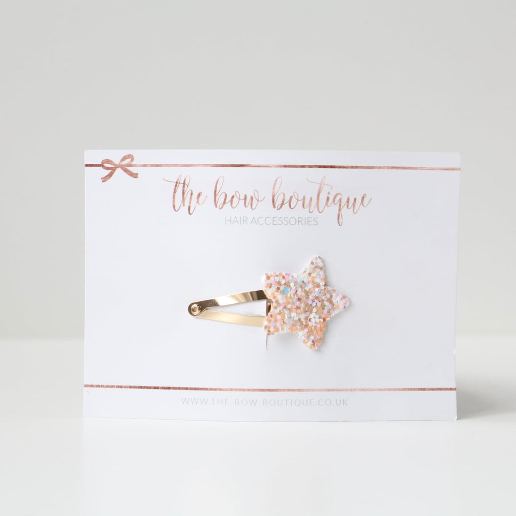 My first glitter star snappy clips | 21 Colours