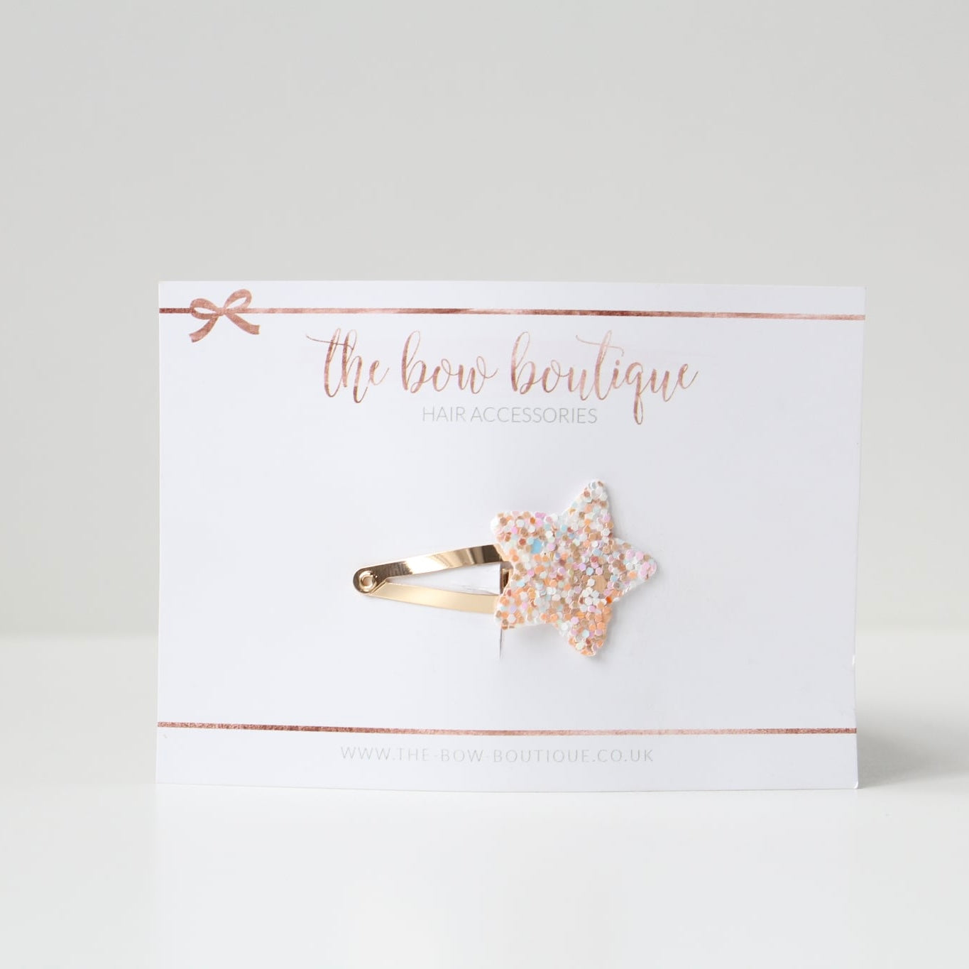 My first glitter star snappy clips | 21 Colours