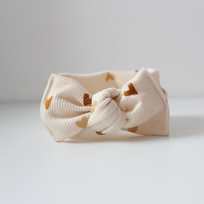 Neutral heart headwrap - NEW COLOUR