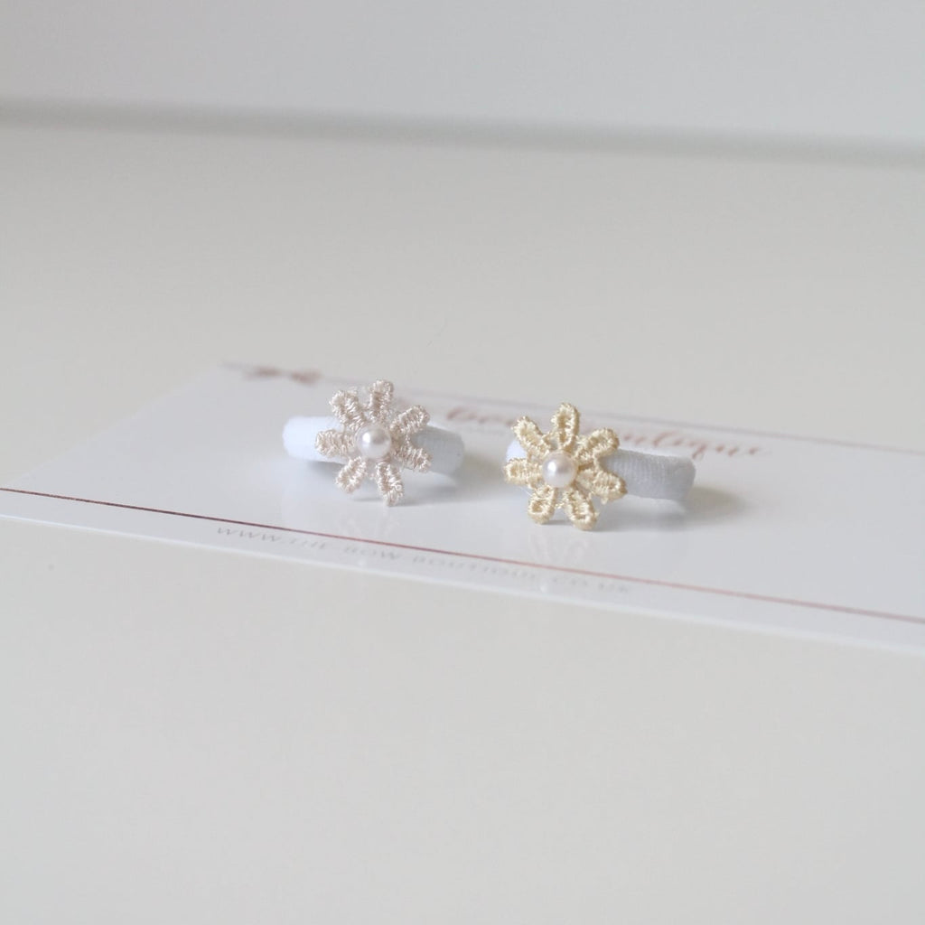 My first delicate bobbles | 2 colours