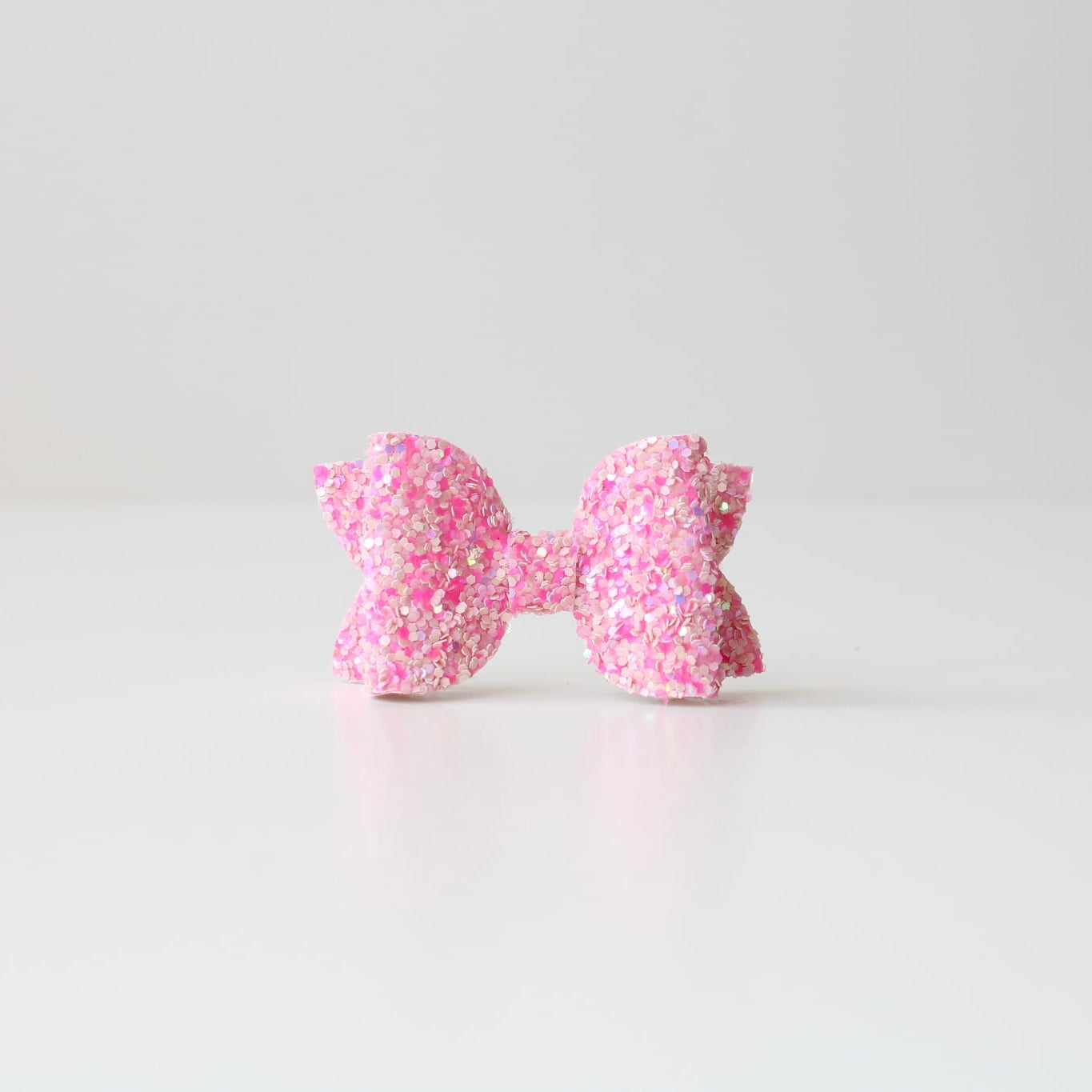Mini deluxe glitter bows | 22 Colours | Clip, headband or bobble
