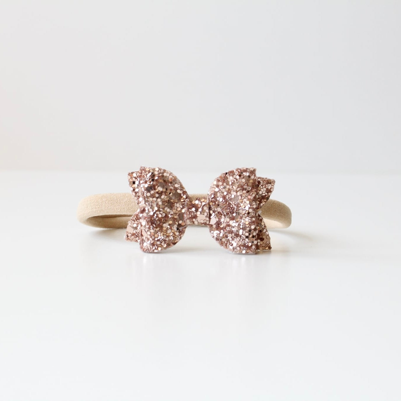 Mini deluxe glitter bows | 22 Colours | Clip, headband or bobble