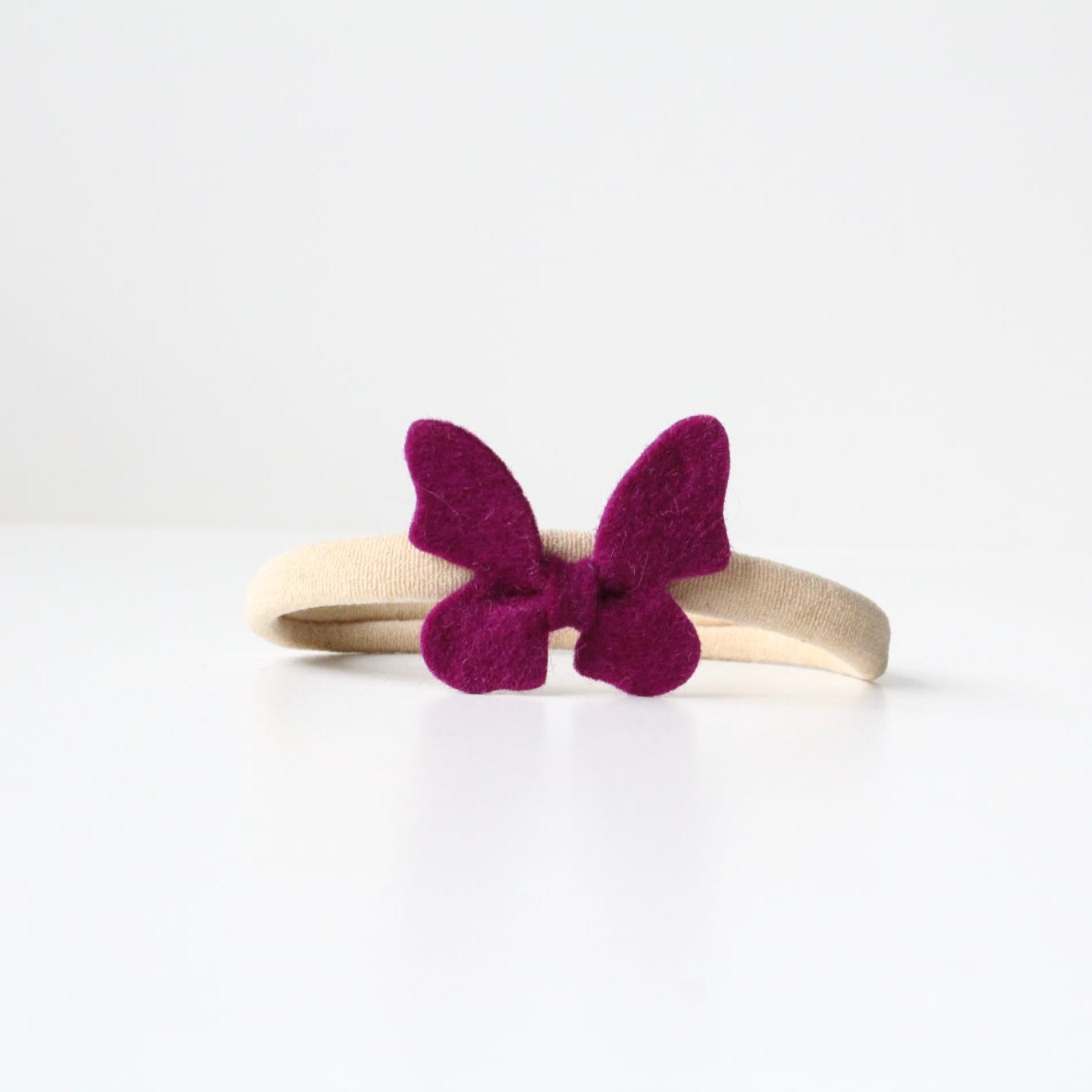 Felt butterflys | 26 Colours | 2 Sizes | Clip or headband