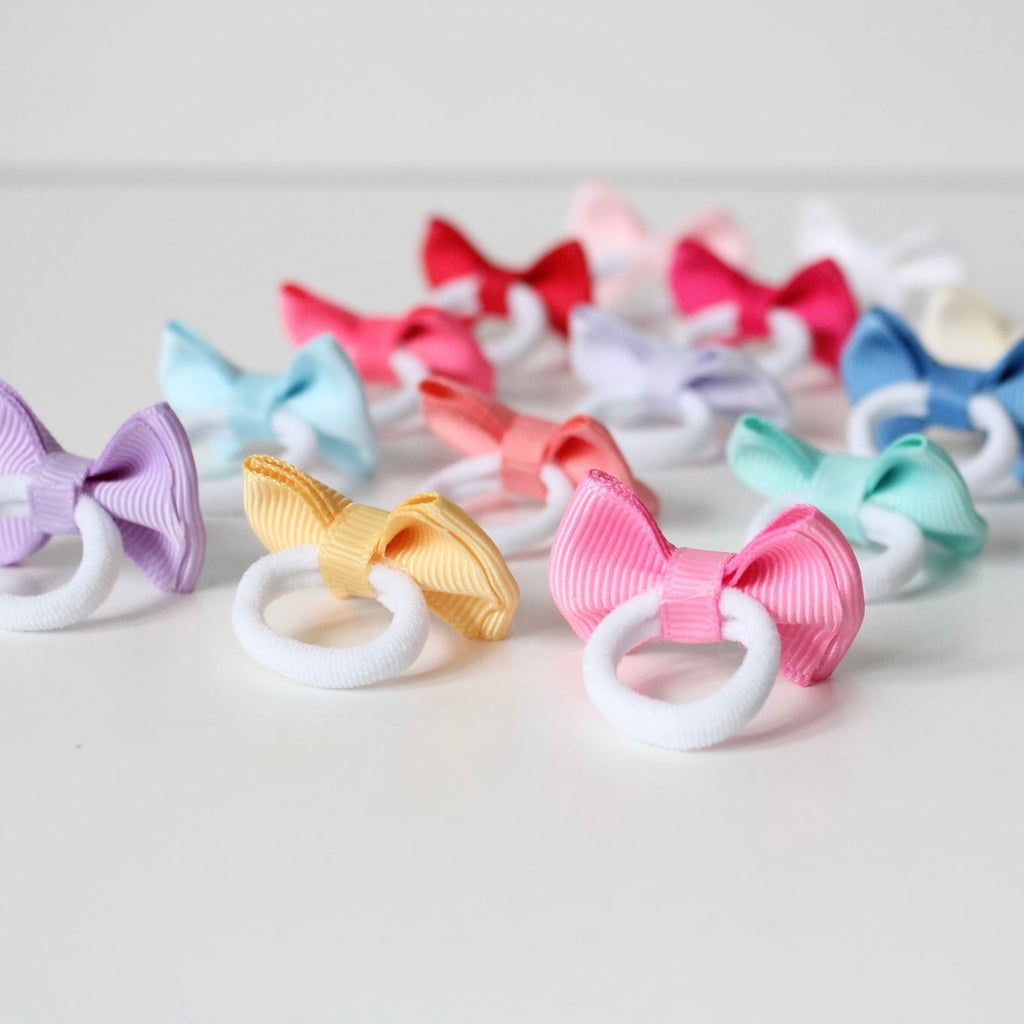 Pet collection | Summer set of 15 mini pinch bows | Clips or bobbles