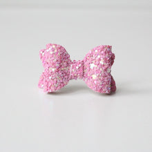 Load image into Gallery viewer, Limited edition - Petite deluxe glitter bows - (11 Colours)