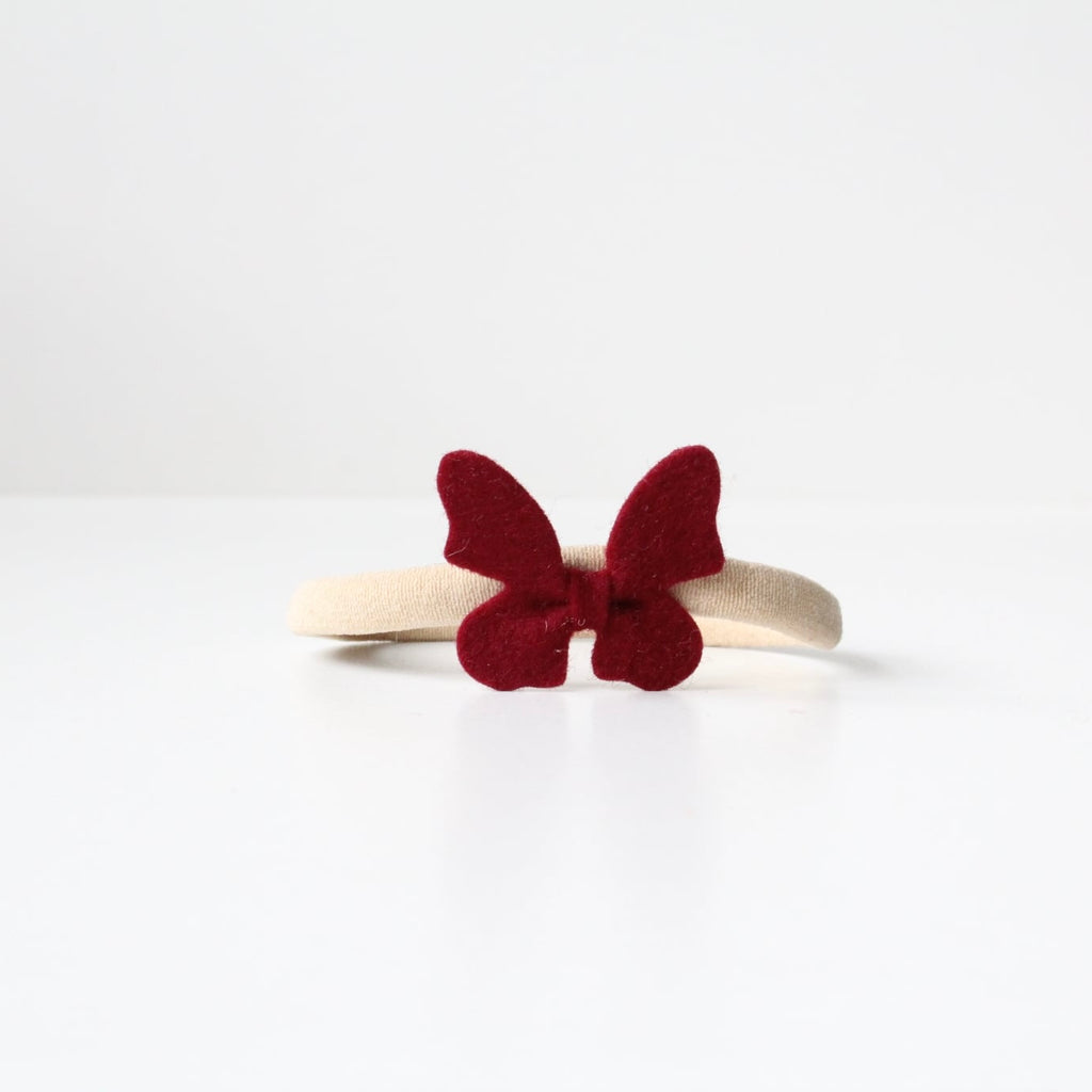 Felt butterflys | 26 Colours | 2 Sizes | Clip or headband