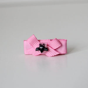 My first ribbon halloween bows
