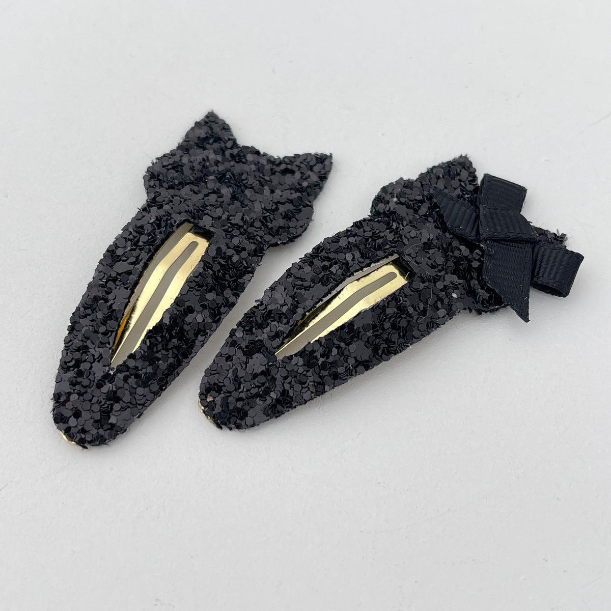 Halloween black cat snappy clip