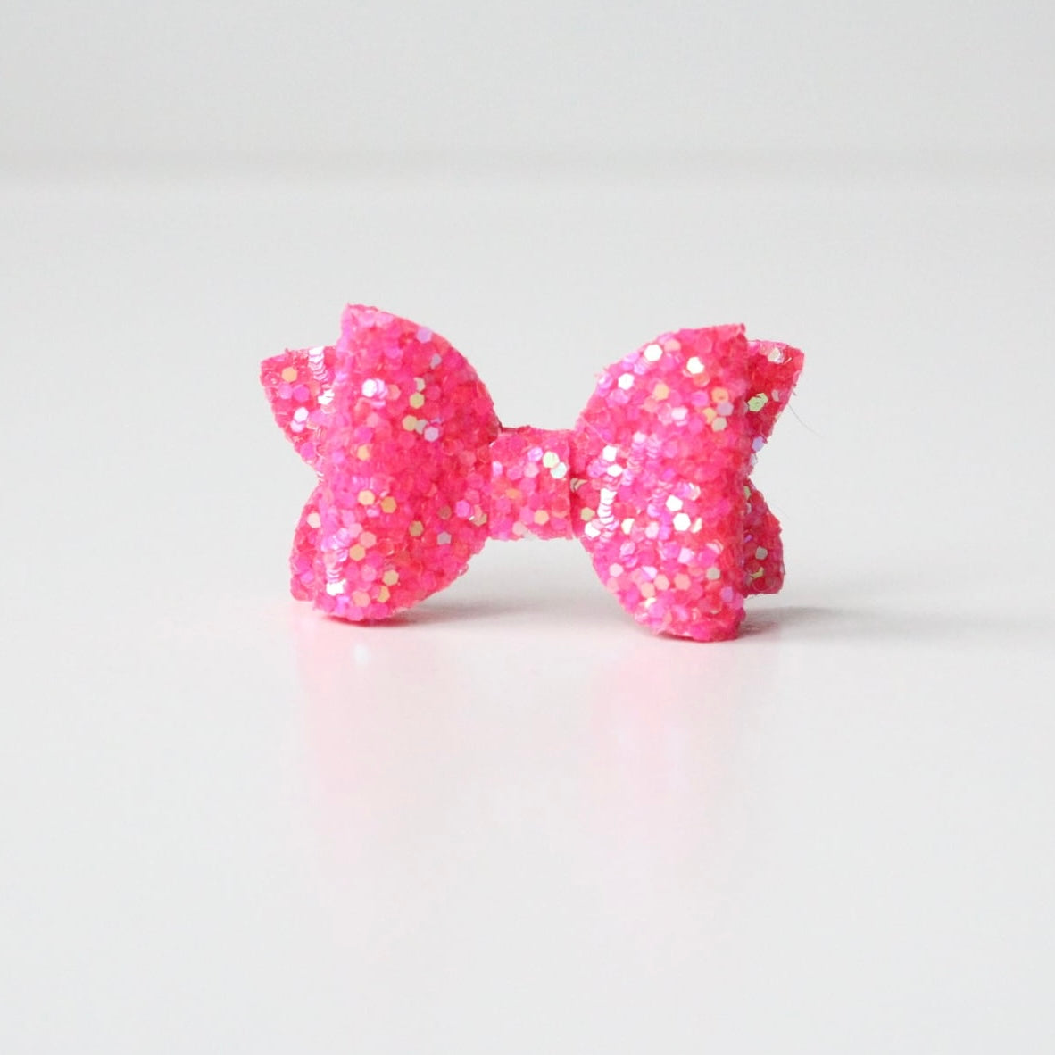 Limited edition | Petite deluxe glitter bows | 11 Colours | Clip or Bobble