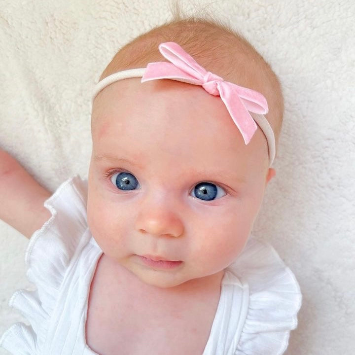 Mini velvet bows | 16 Colours | Clip or headband